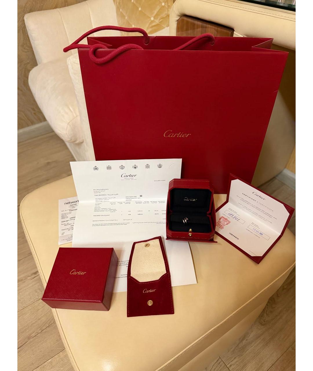 CARTIER Серебряные серьги из белого золота, фото 3