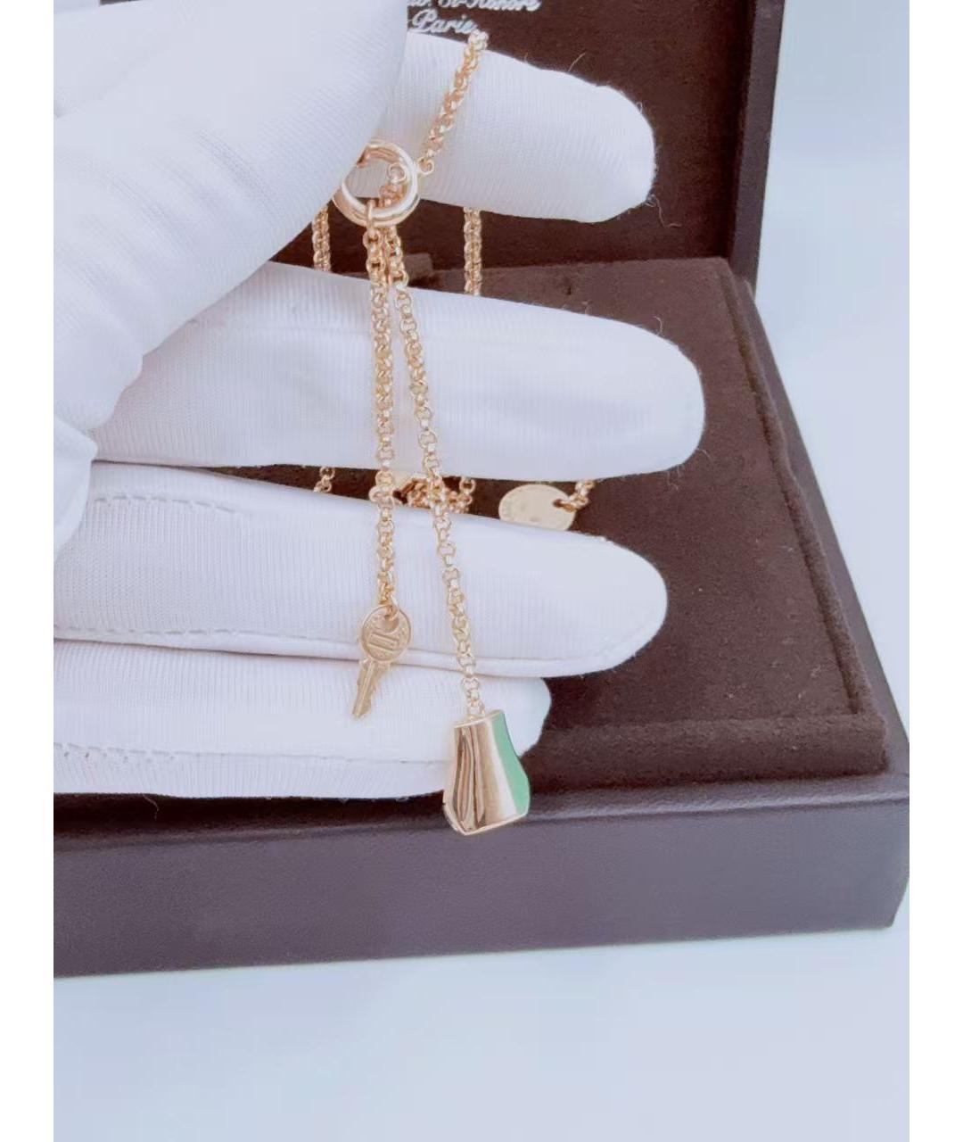 HERMES Золотое колье из розового золота, фото 4