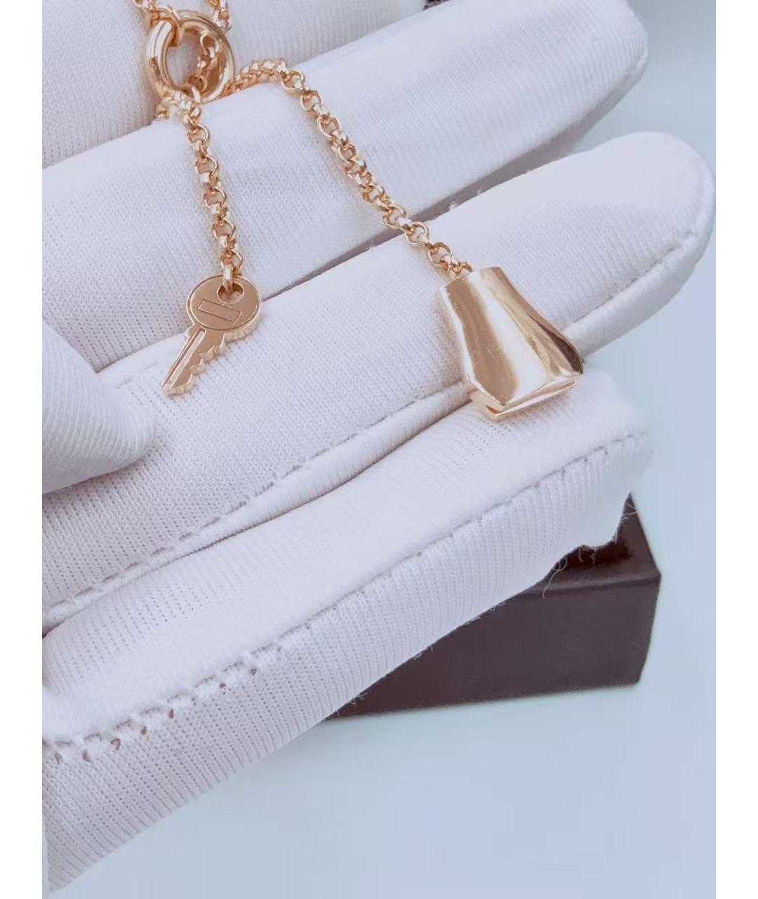 HERMES Золотое колье из розового золота, фото 5