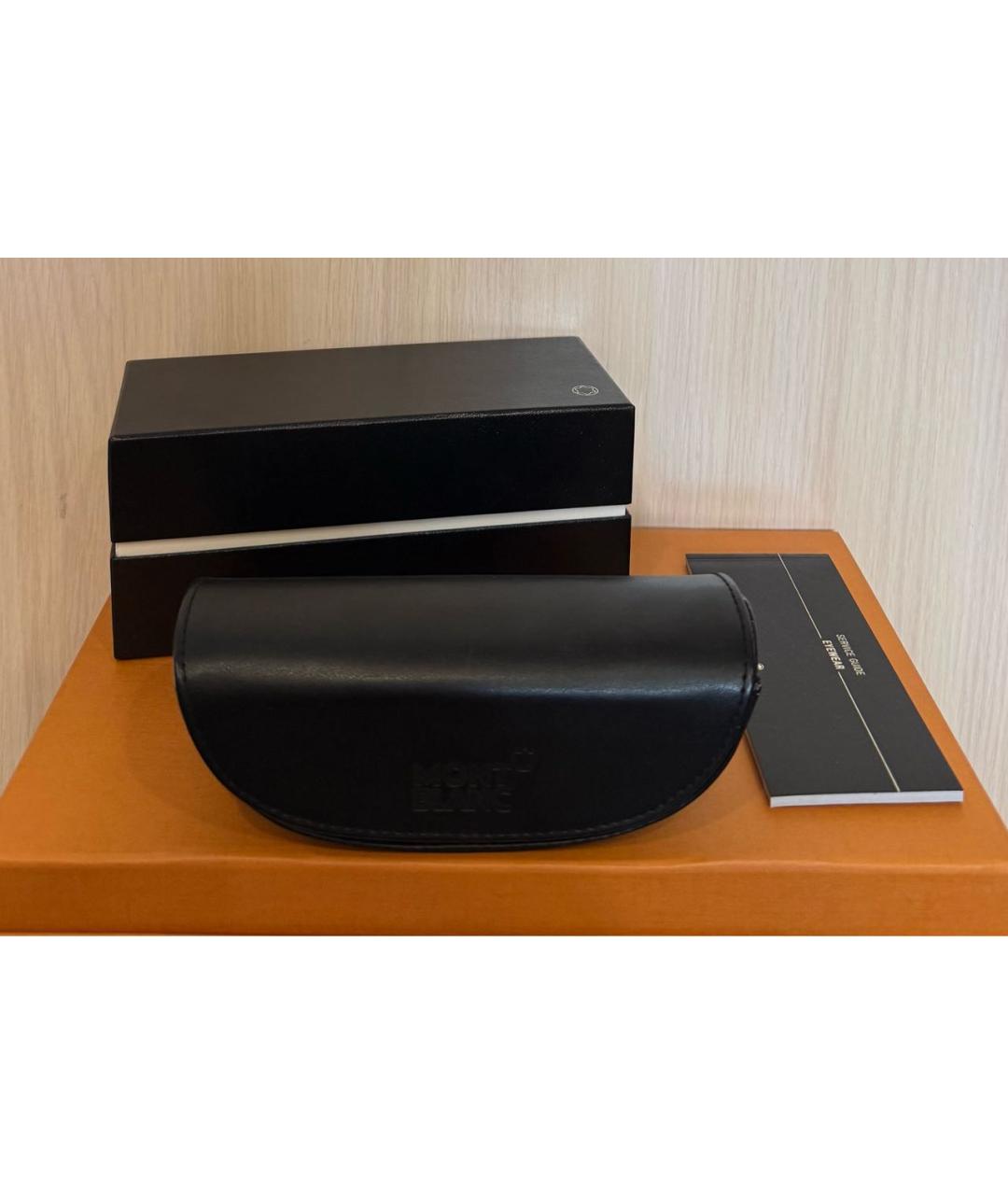 MONTBLANC Белые пластиковые солнцезащитные очки, фото 5