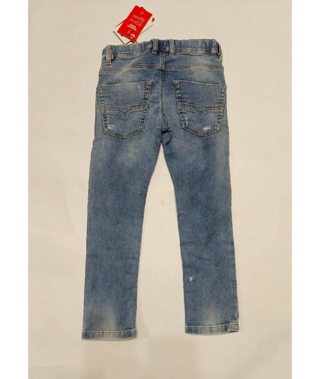 DIESEL Голубые хлопковые детские джинсы, фото 2