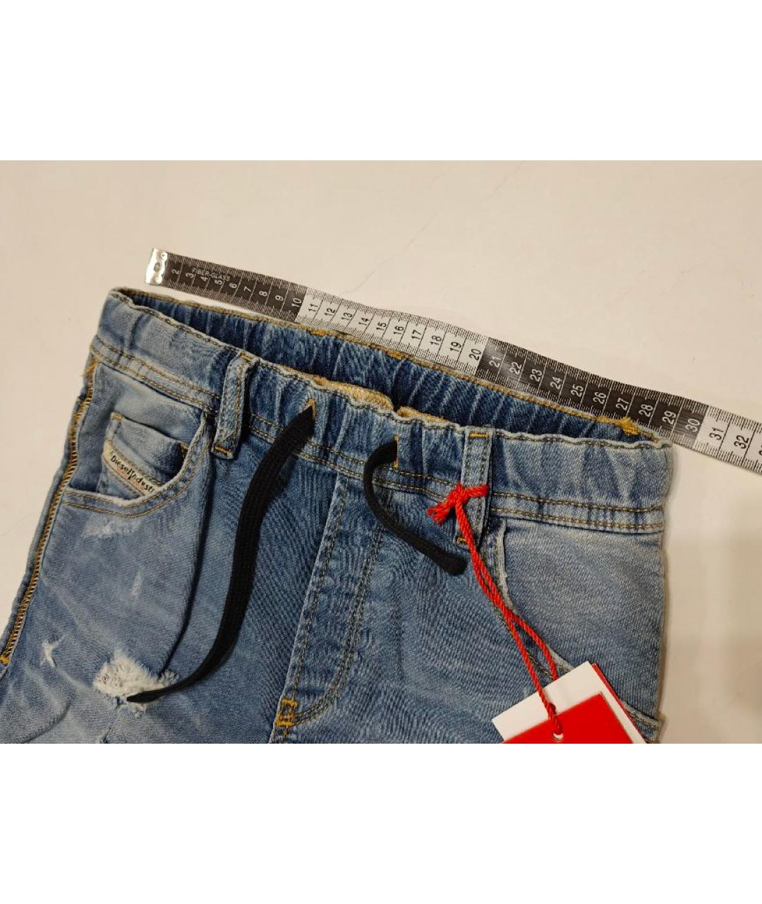 DIESEL Голубые хлопковые детские джинсы, фото 8