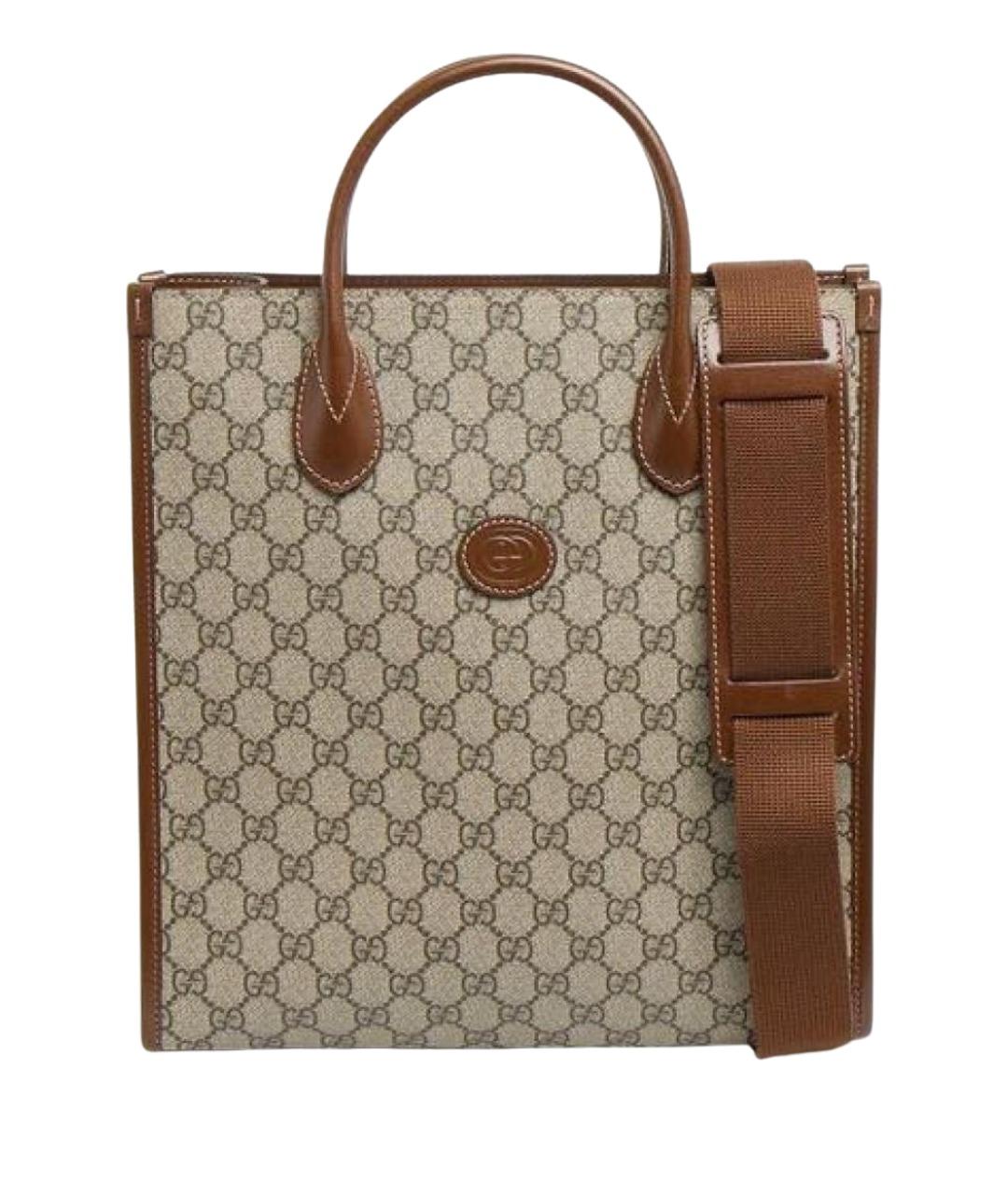 GUCCI Коричневая сумка через плечо, фото 1