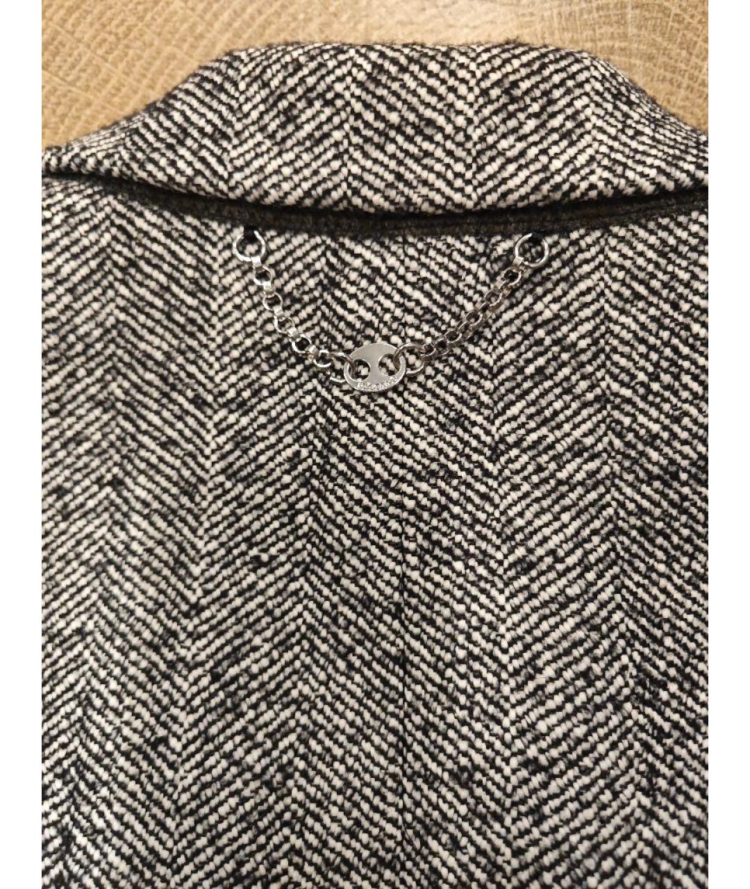 PACO RABANNE Серый шерстяной жакет/пиджак, фото 3