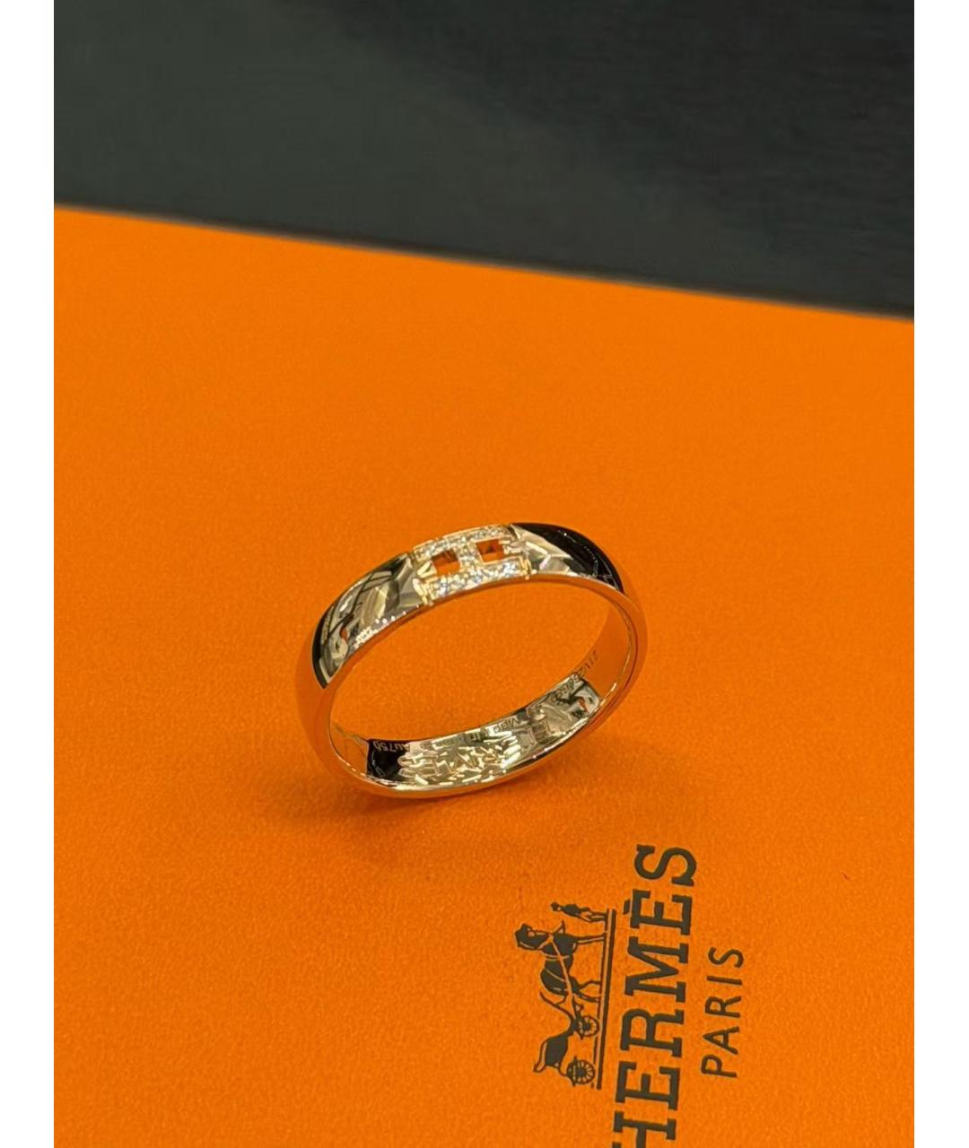 HERMES Золотое кольцо из розового золота, фото 2