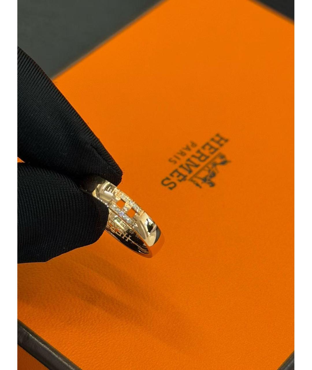 HERMES Золотое кольцо из розового золота, фото 4