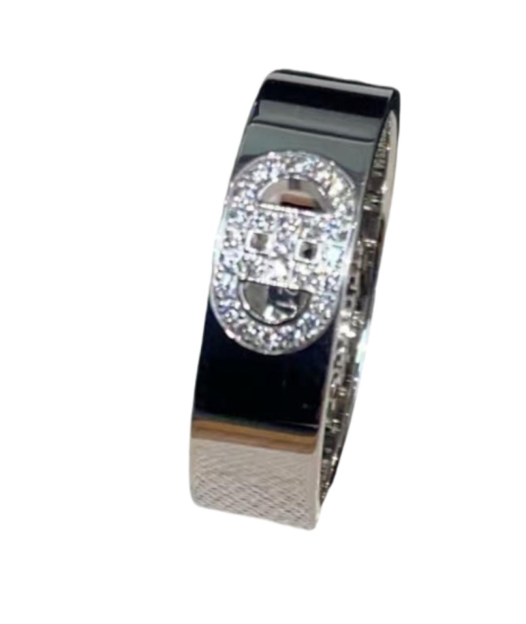 HERMES Серебряное кольцо из белого золота, фото 1