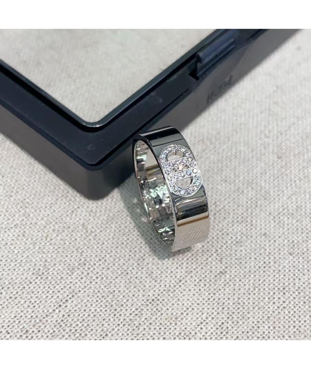 HERMES Серебряное кольцо из белого золота, фото 3