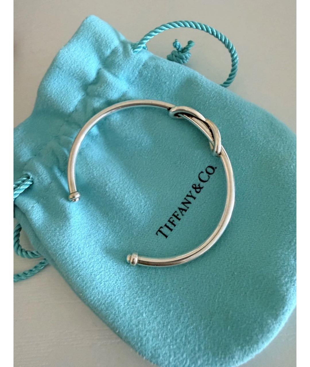 TIFFANY&CO Белый серебряный браслет, фото 3