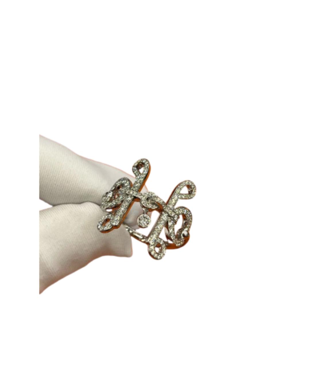 HERMES Серебряное кольцо из белого золота, фото 7