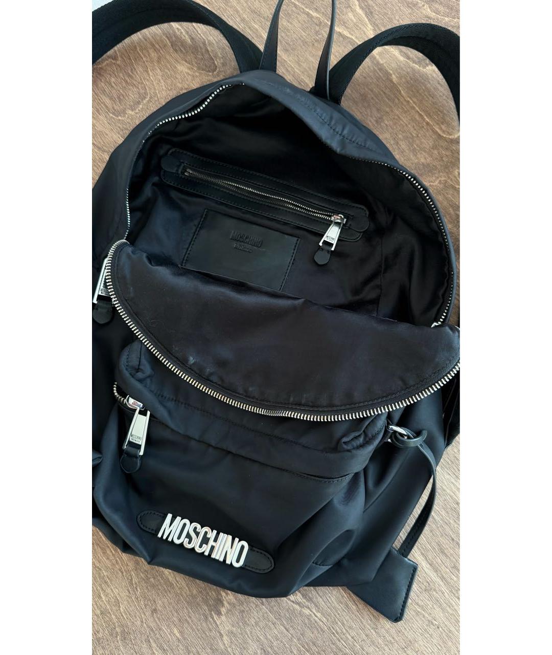 LOVE MOSCHINO Черный рюкзак, фото 4