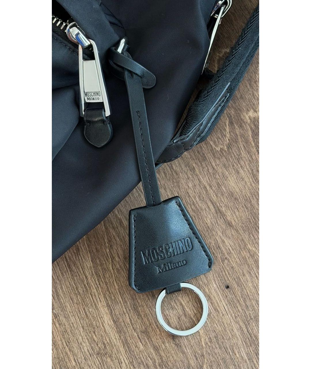 LOVE MOSCHINO Черный рюкзак, фото 5