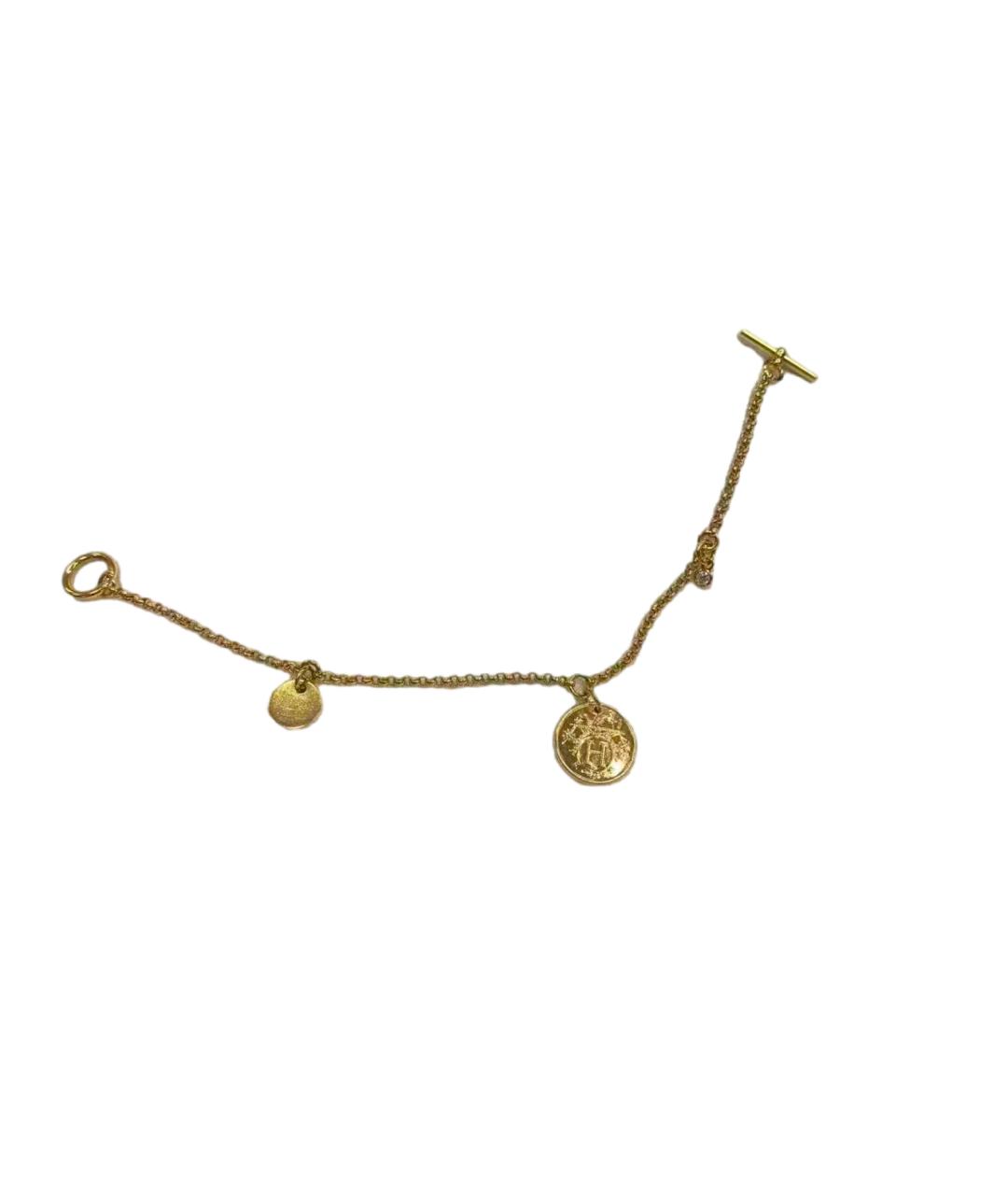 HERMES Золотой браслет, фото 1