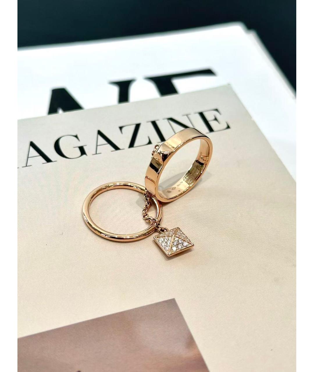 HERMES Золотое кольцо из розового золота, фото 2