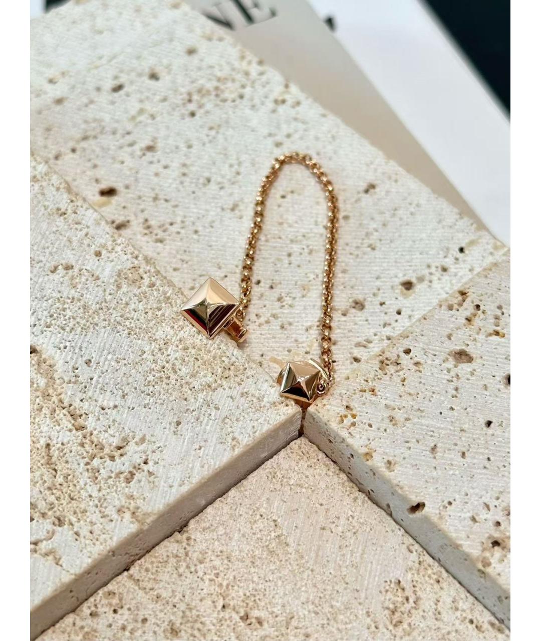 HERMES Золотые серьги из розового золота, фото 5