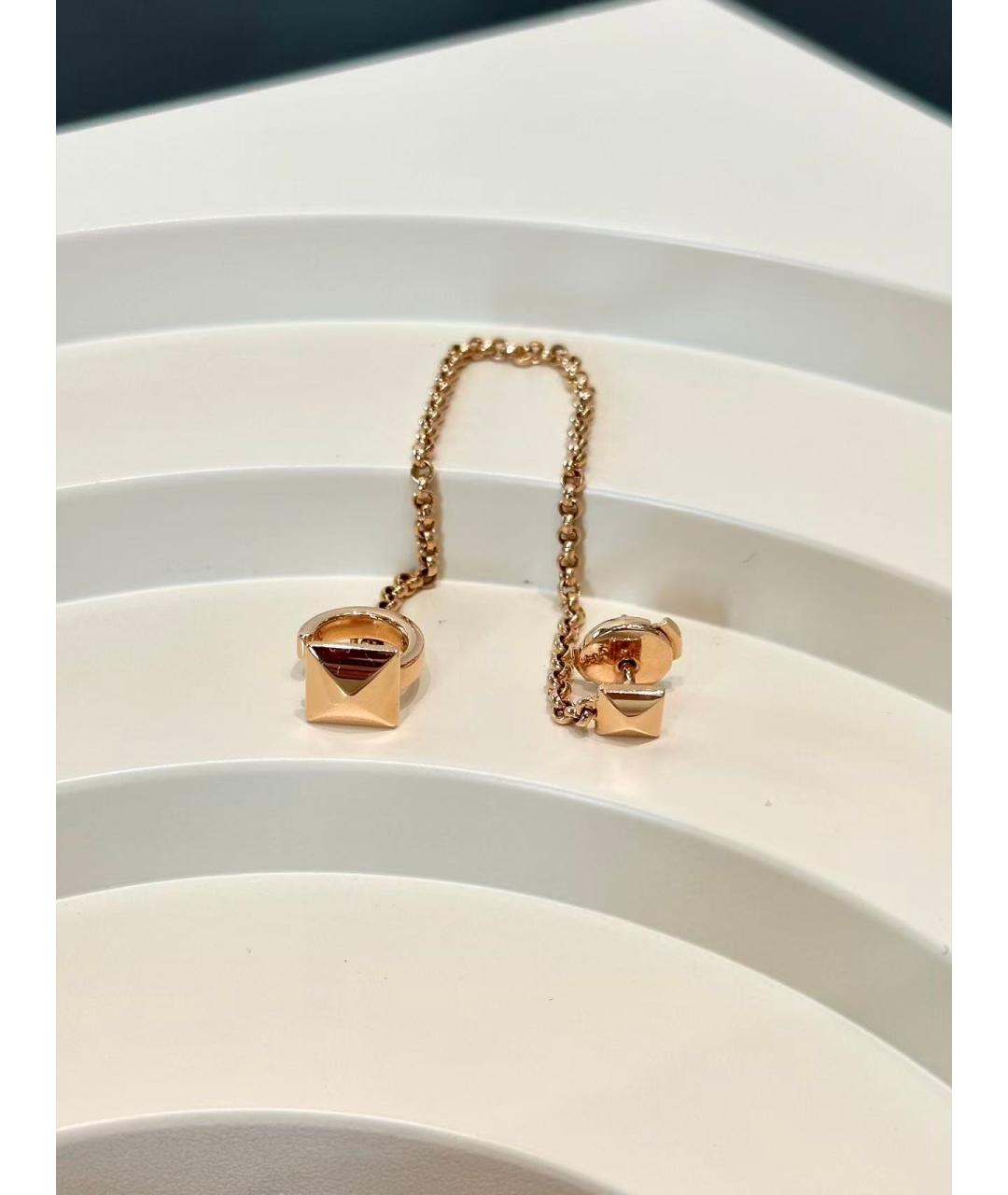 HERMES Золотые серьги из розового золота, фото 4