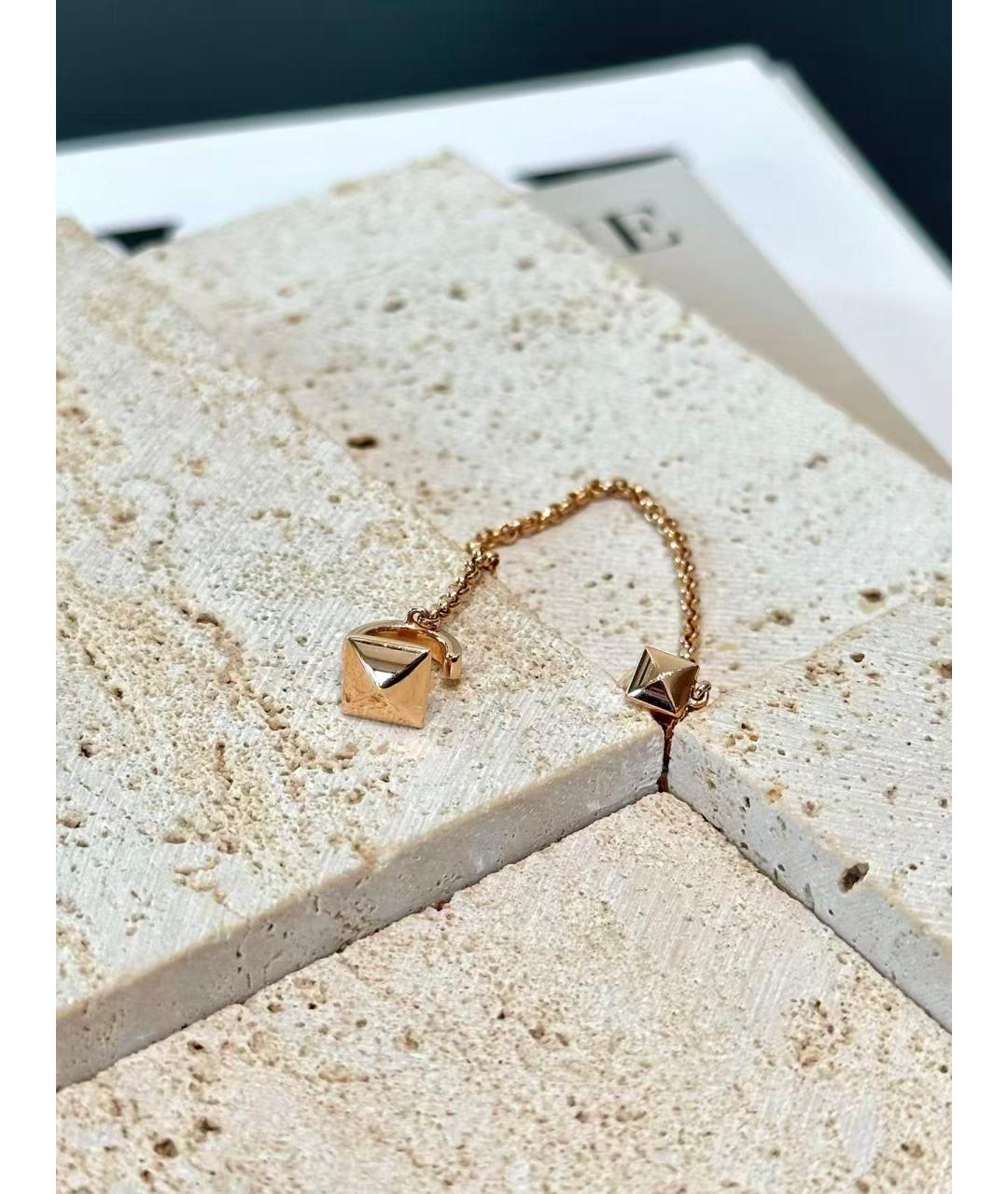 HERMES Золотые серьги из розового золота, фото 3