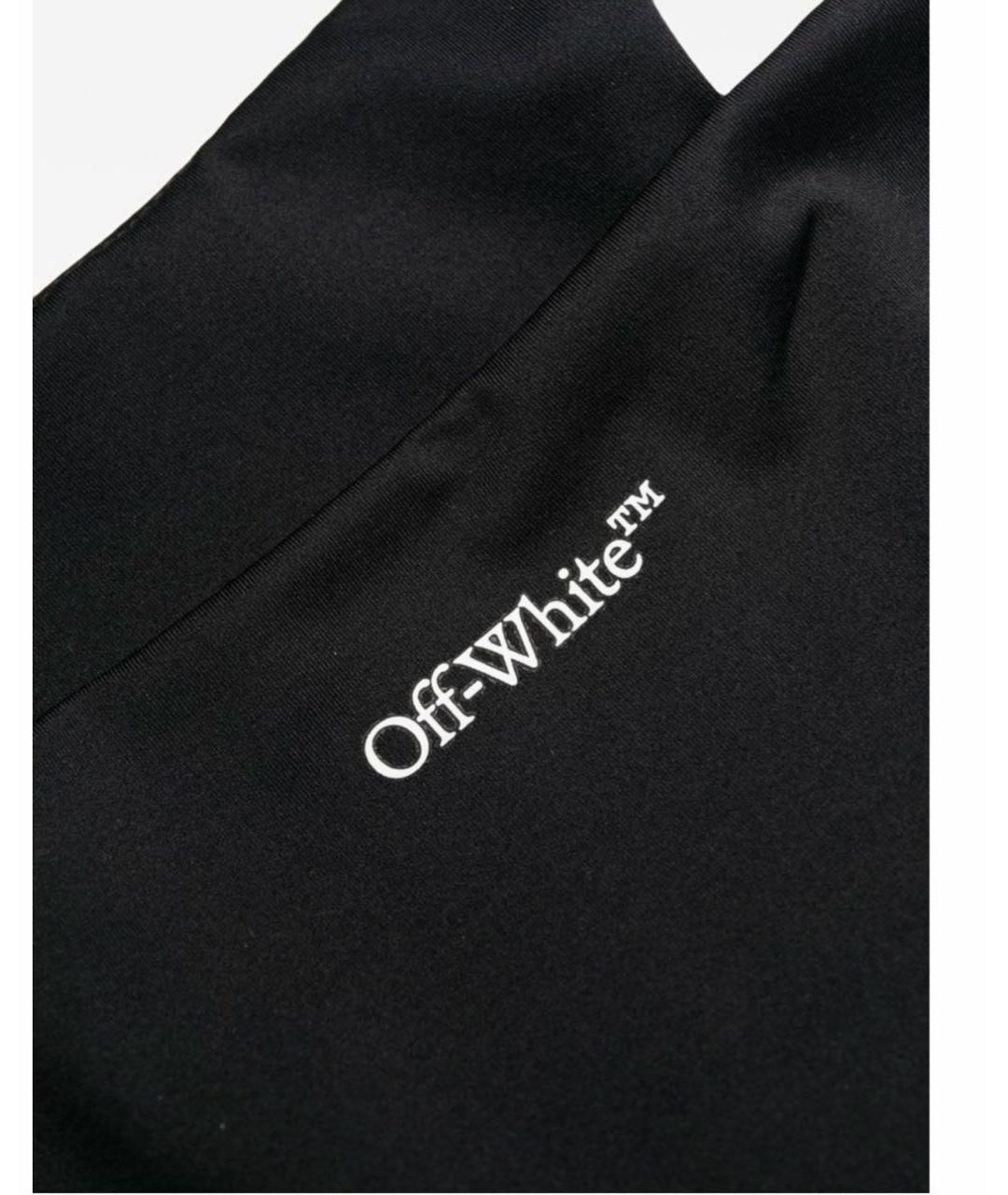 OFF-WHITE Черный полиэстеровый купальник, фото 3