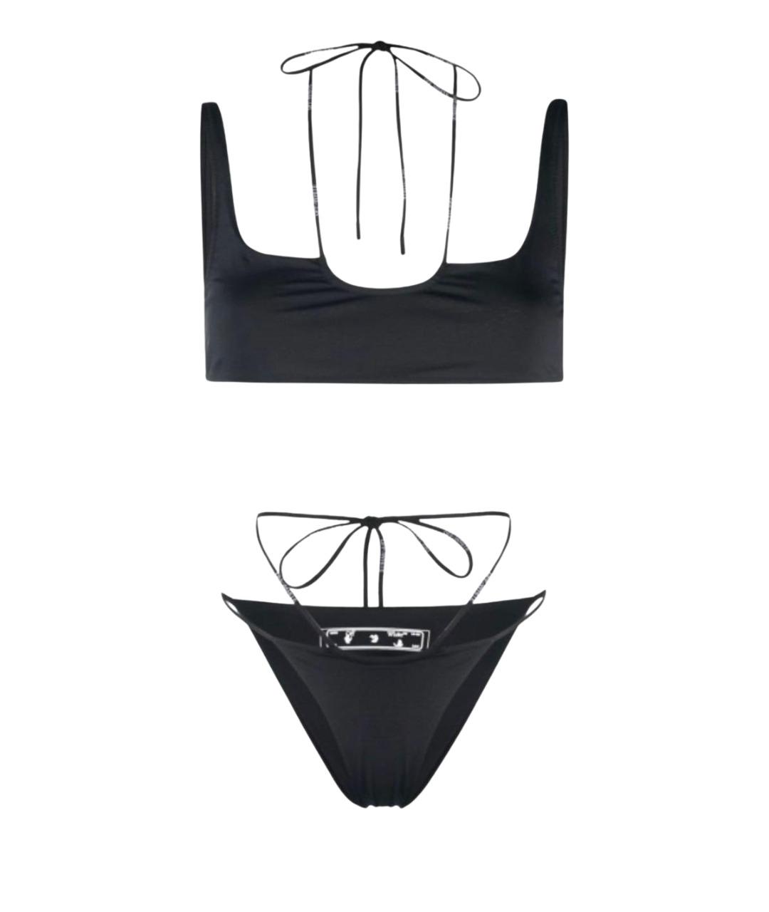 OFF-WHITE Черный полиэстеровый купальник, фото 1