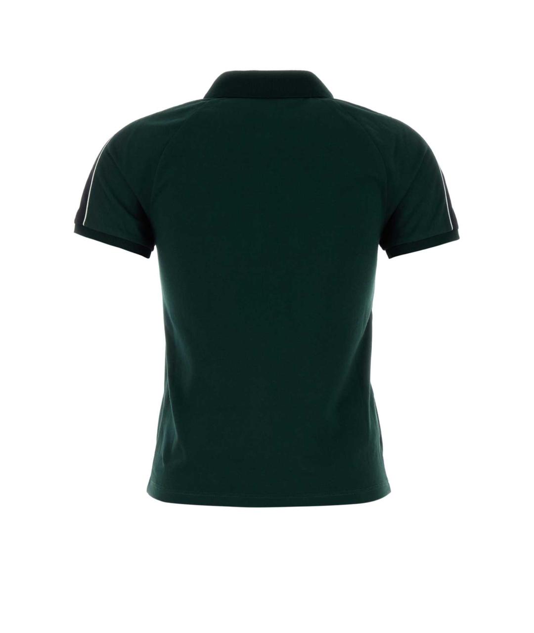 MIU MIU Зеленая хлопковая футболка, фото 2