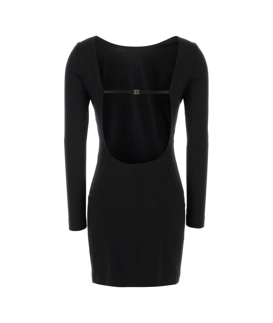 DOLCE&GABBANA Черное вискозное платье, фото 2