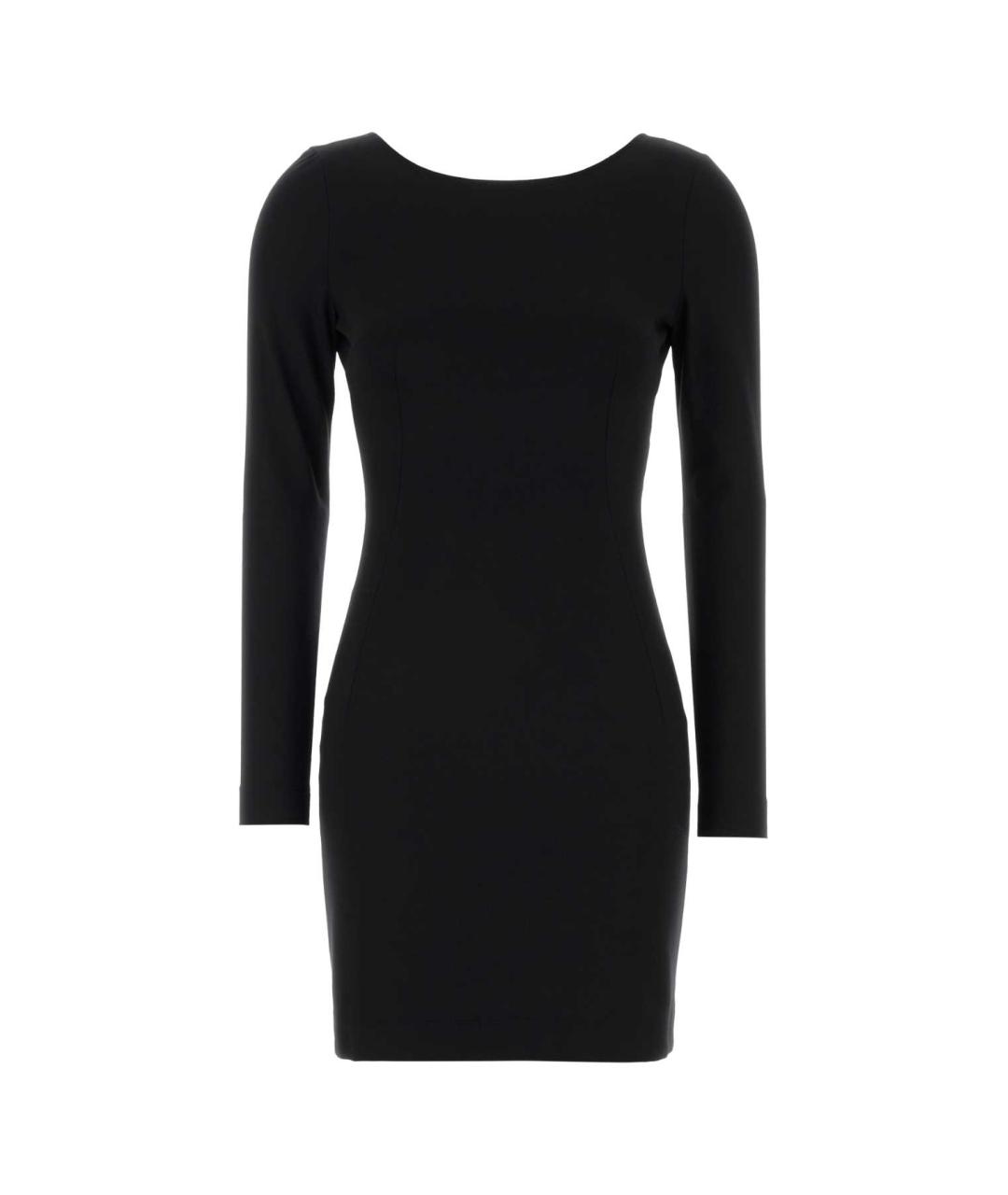 DOLCE&GABBANA Черное вискозное платье, фото 1