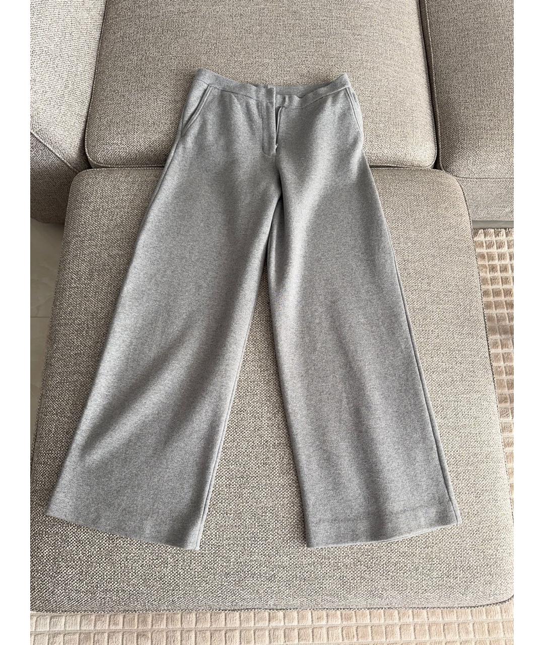 12 STOREEZ Серый шерстяной костюм с брюками, фото 2