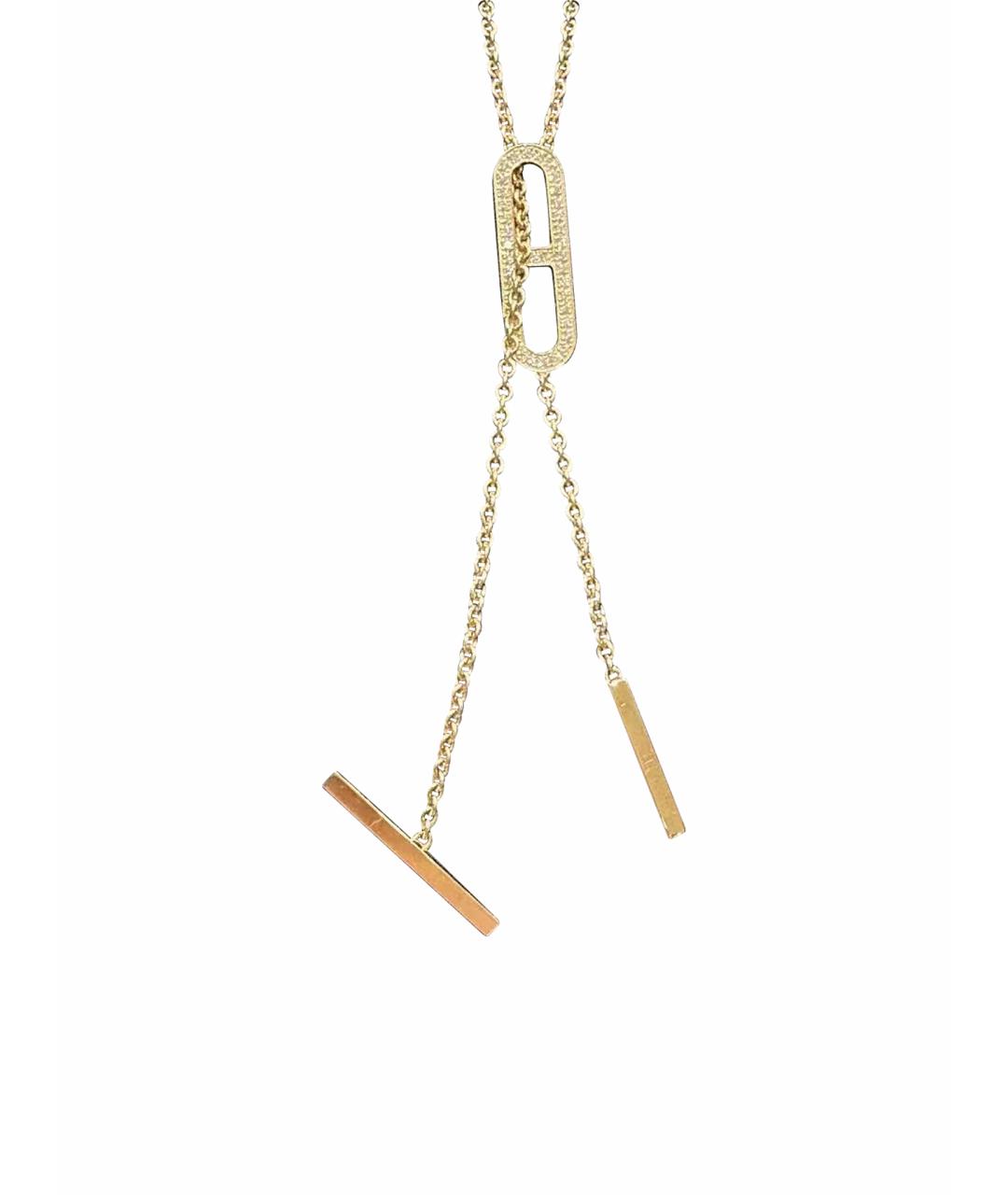 HERMES Золотое колье из розового золота, фото 1