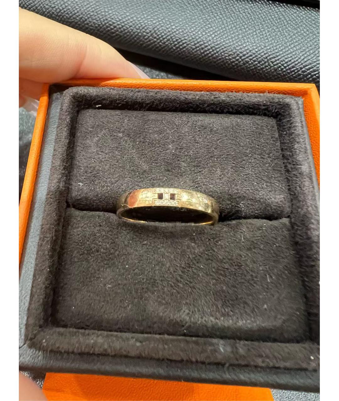 HERMES Золотое кольцо, фото 4