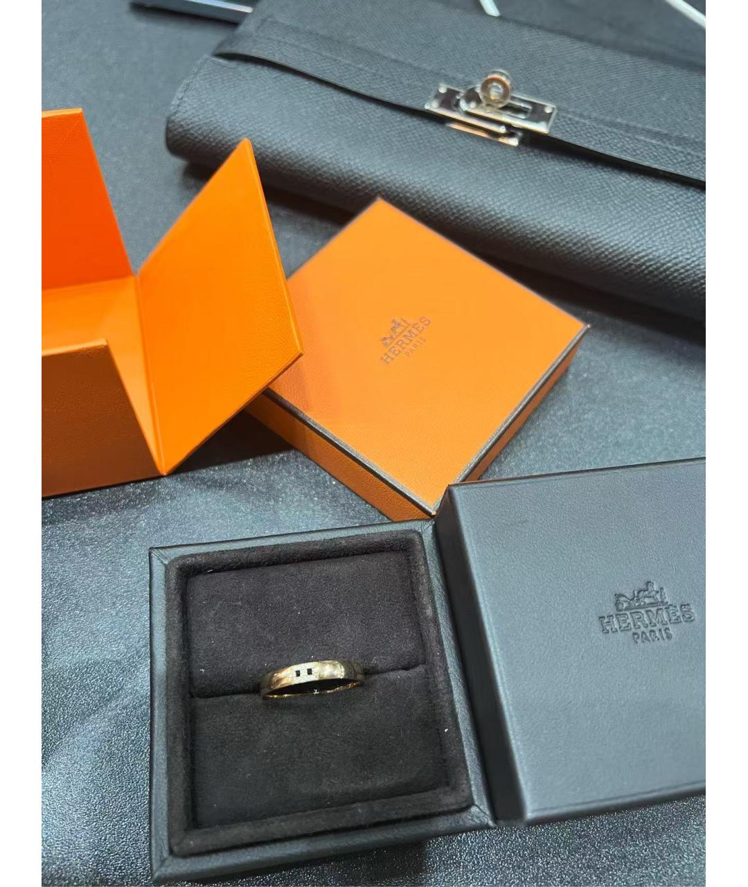 HERMES Золотое кольцо, фото 2
