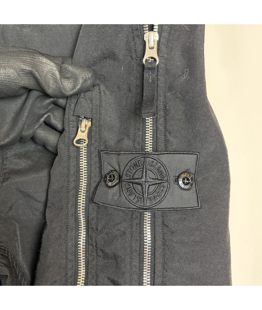 STONE ISLAND SHADOW PROJECT Черные хлопковые повседневные брюки, фото 5