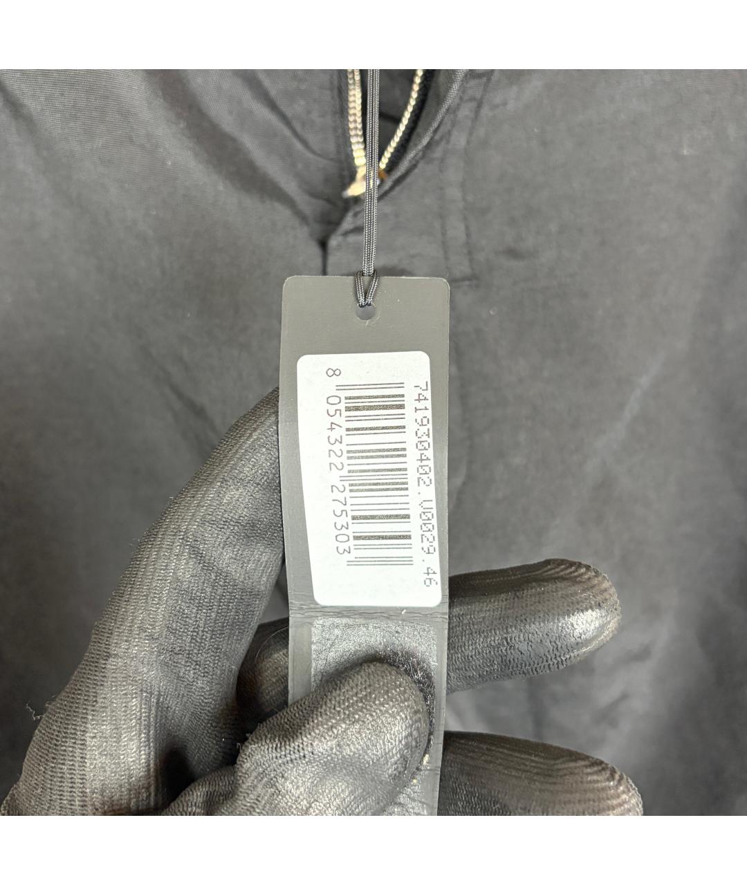 STONE ISLAND SHADOW PROJECT Черные хлопковые повседневные брюки, фото 6