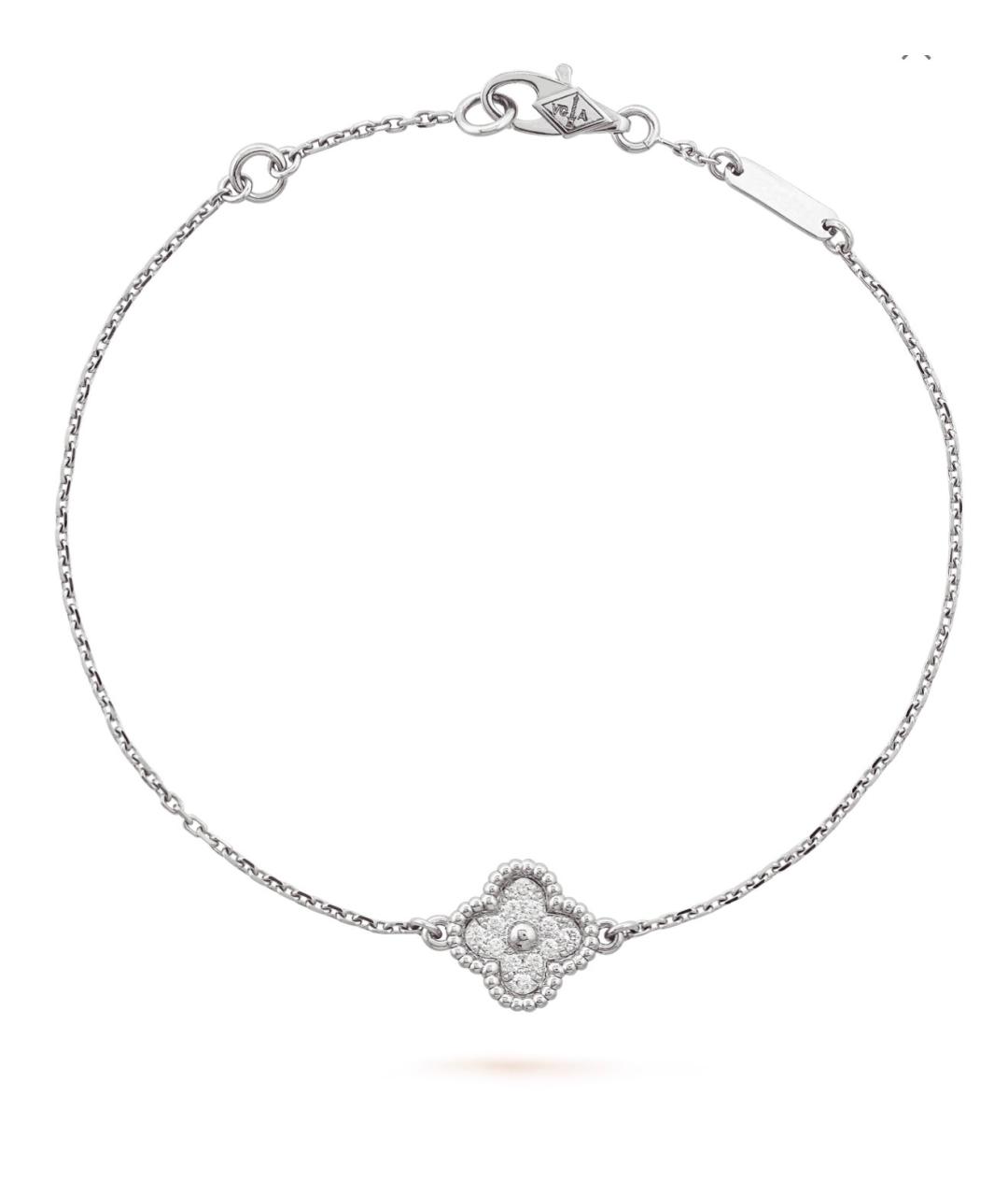 VAN CLEEF & ARPELS Серебрянный браслет из белого золота, фото 5