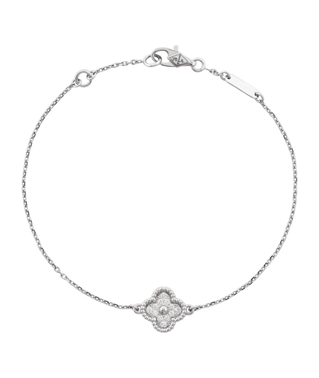 VAN CLEEF & ARPELS Серебрянный браслет из белого золота, фото 1