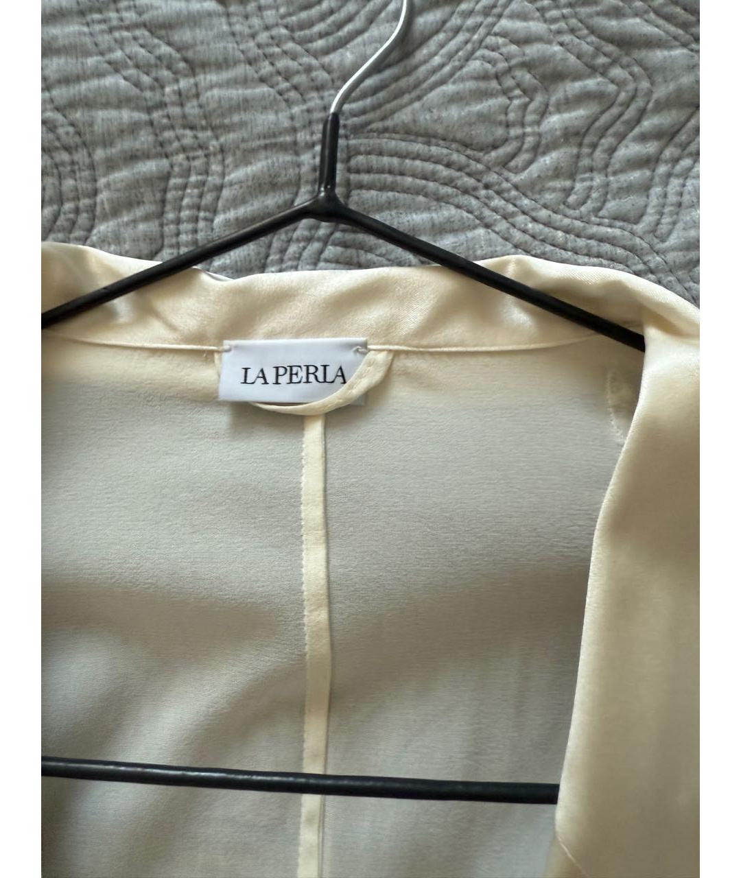LA PERLA Белый халаты, фото 7