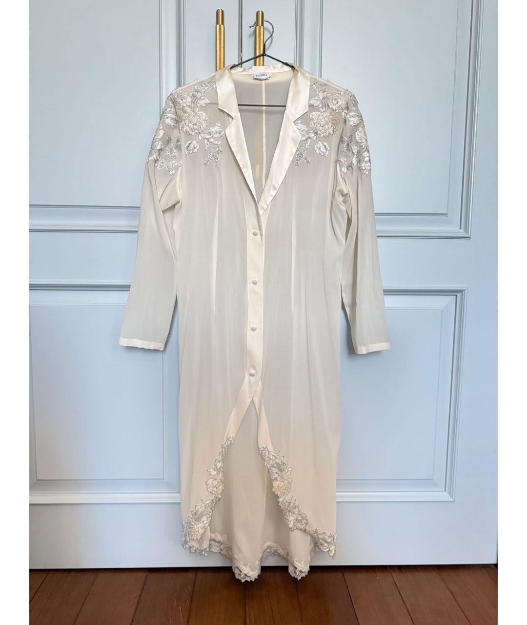 LA PERLA Белый халаты, фото 8