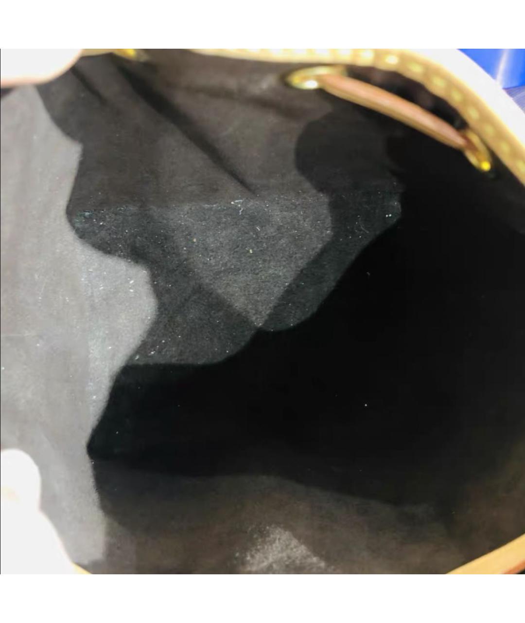 LOUIS VUITTON Коричневая кожаная сумка через плечо, фото 4