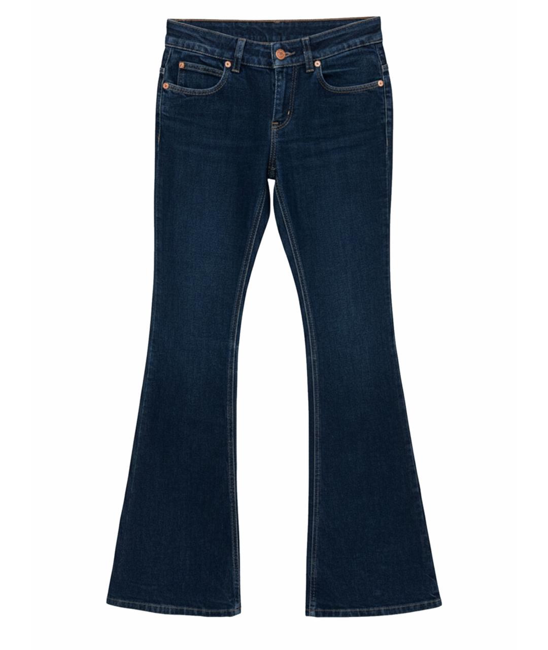 GUCCI Темно-синие джинсы клеш, фото 1