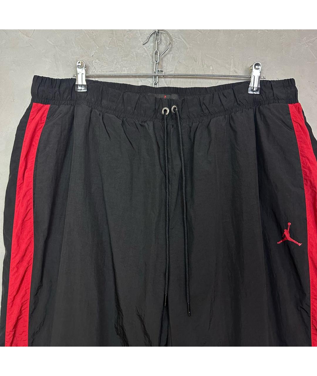 JORDAN Черные полиамидовые повседневные брюки, фото 3