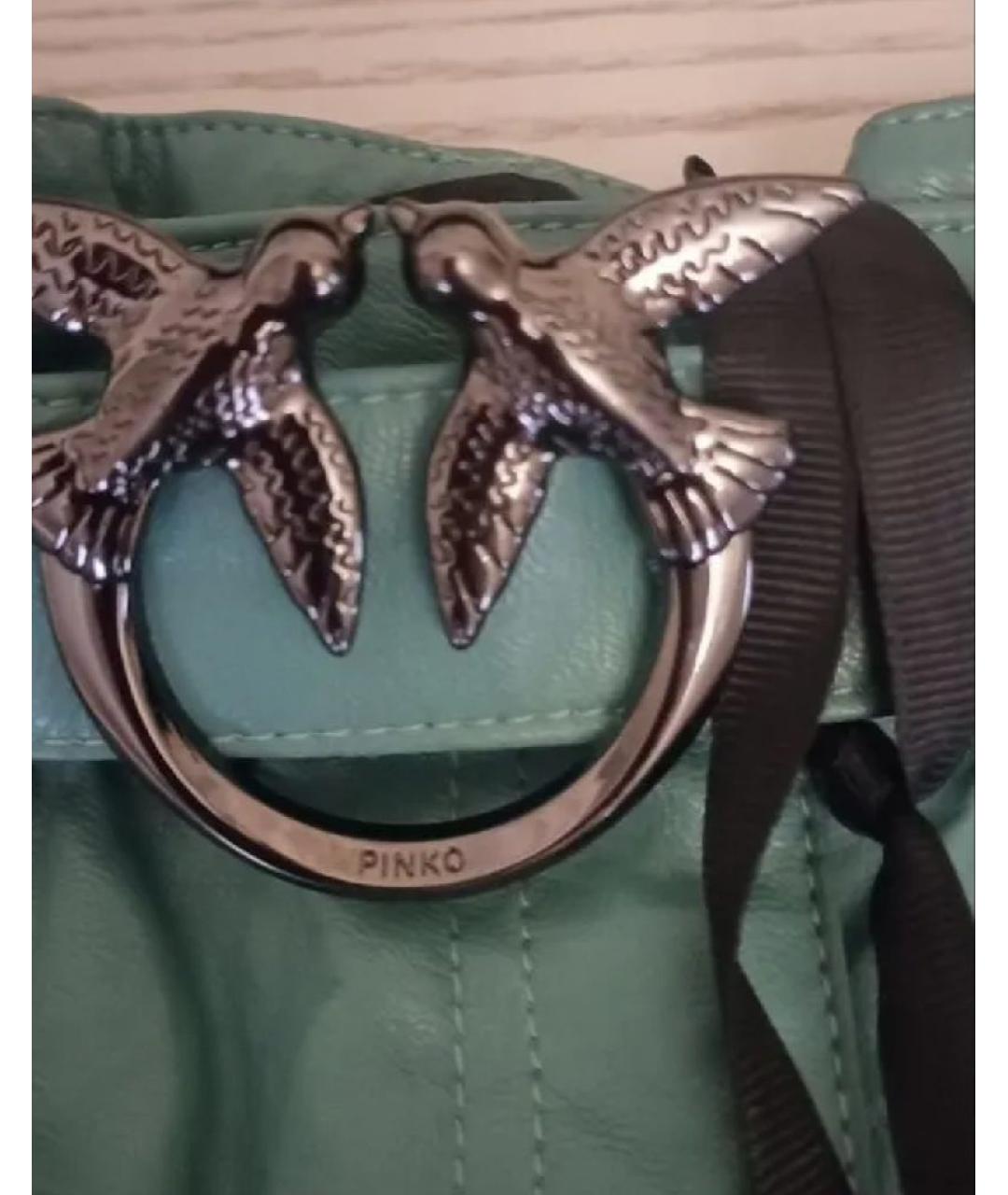 PINKO Бирюзовые шорты, фото 3