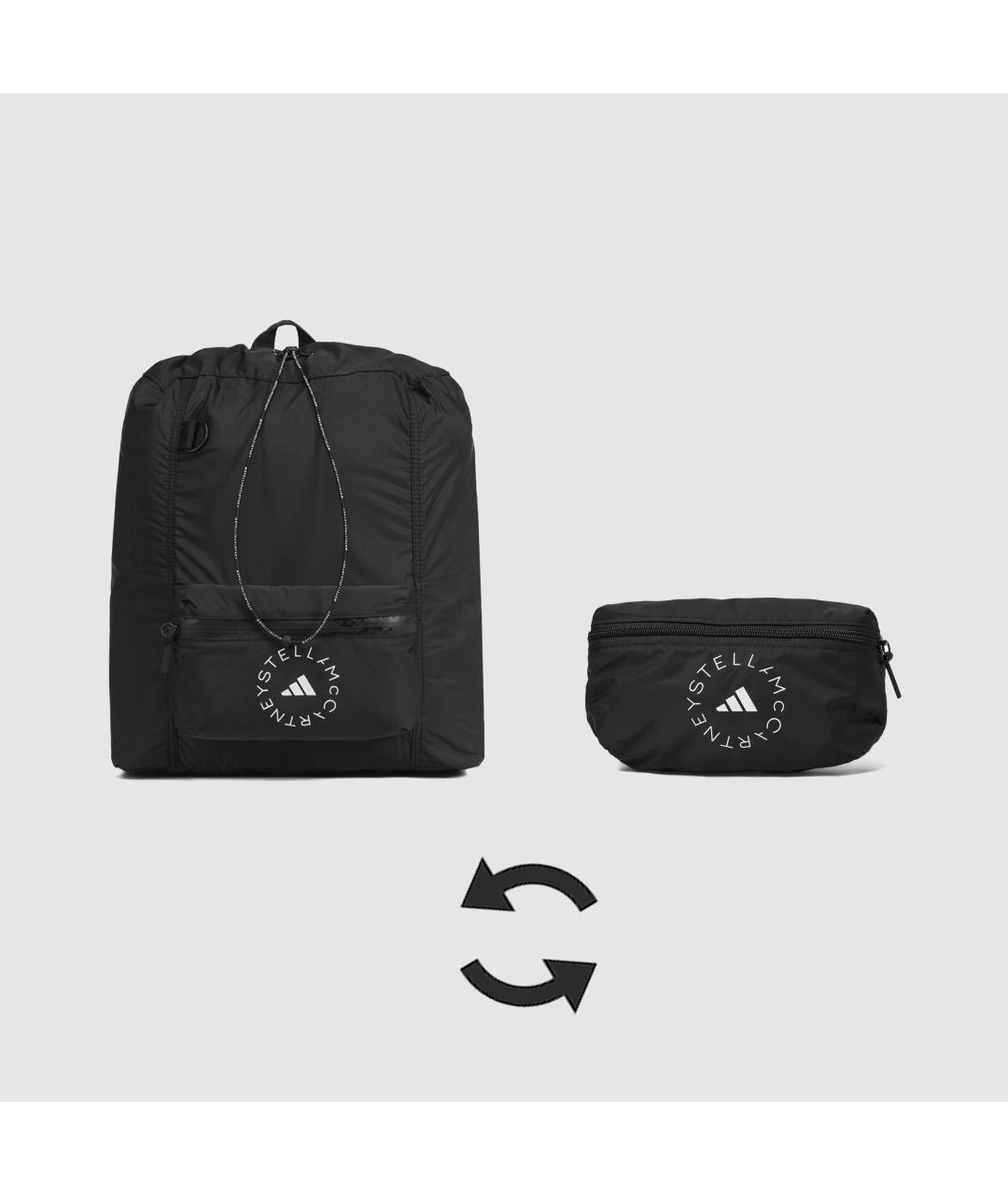 ADIDAS BY STELLA MCCARTNEY Черный рюкзак, фото 2