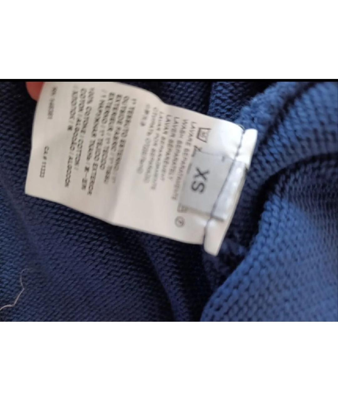 PINKO Синий хлопковый кардиган, фото 4