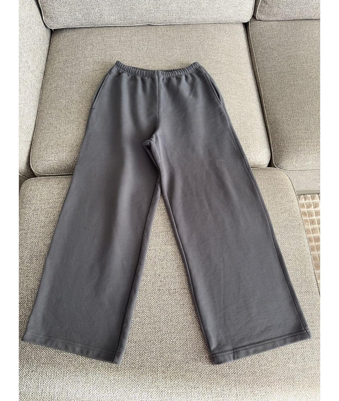 12 STOREEZ Серый хлопковый костюм с брюками, фото 2