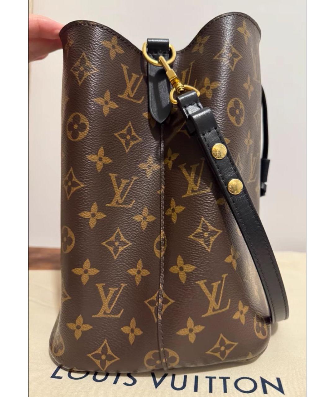 LOUIS VUITTON Коричневая сумка через плечо, фото 3