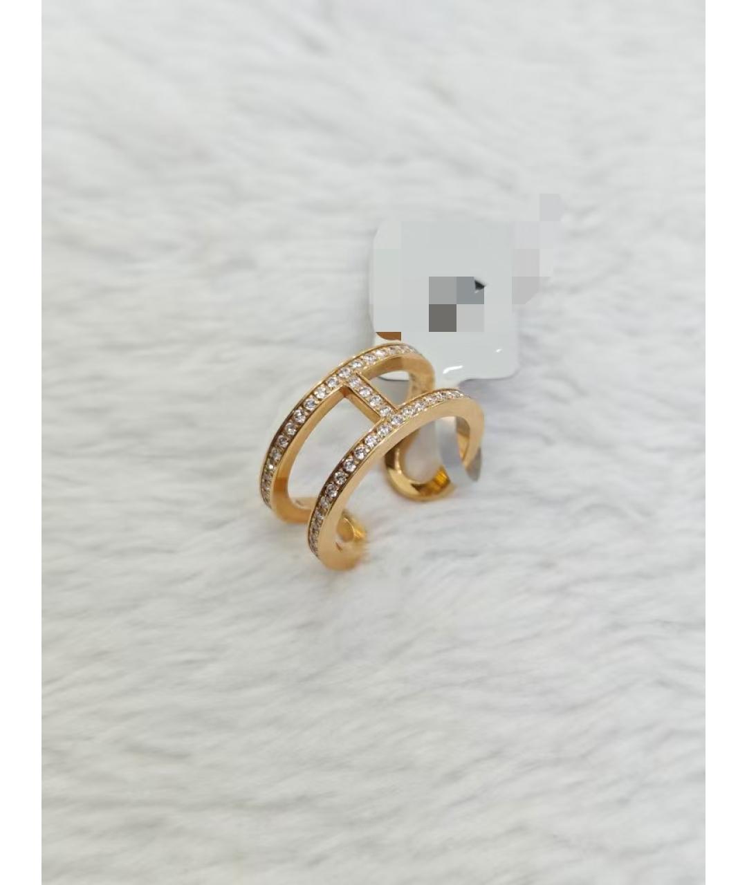 HERMES Золотое кольцо, фото 5