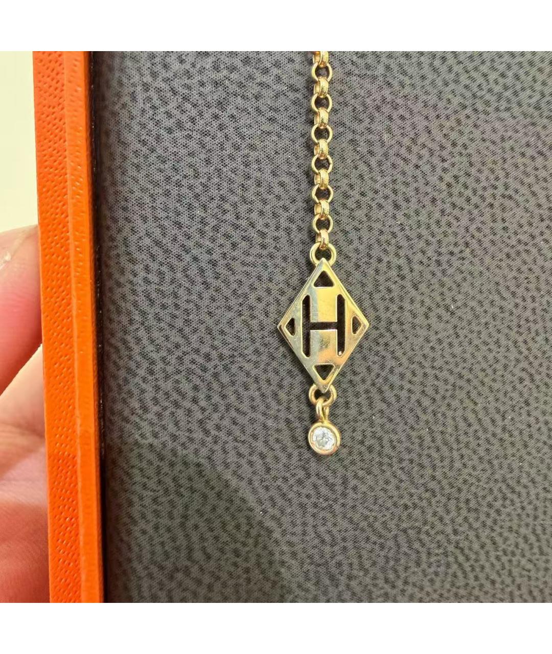 HERMES Золотые серьги, фото 4