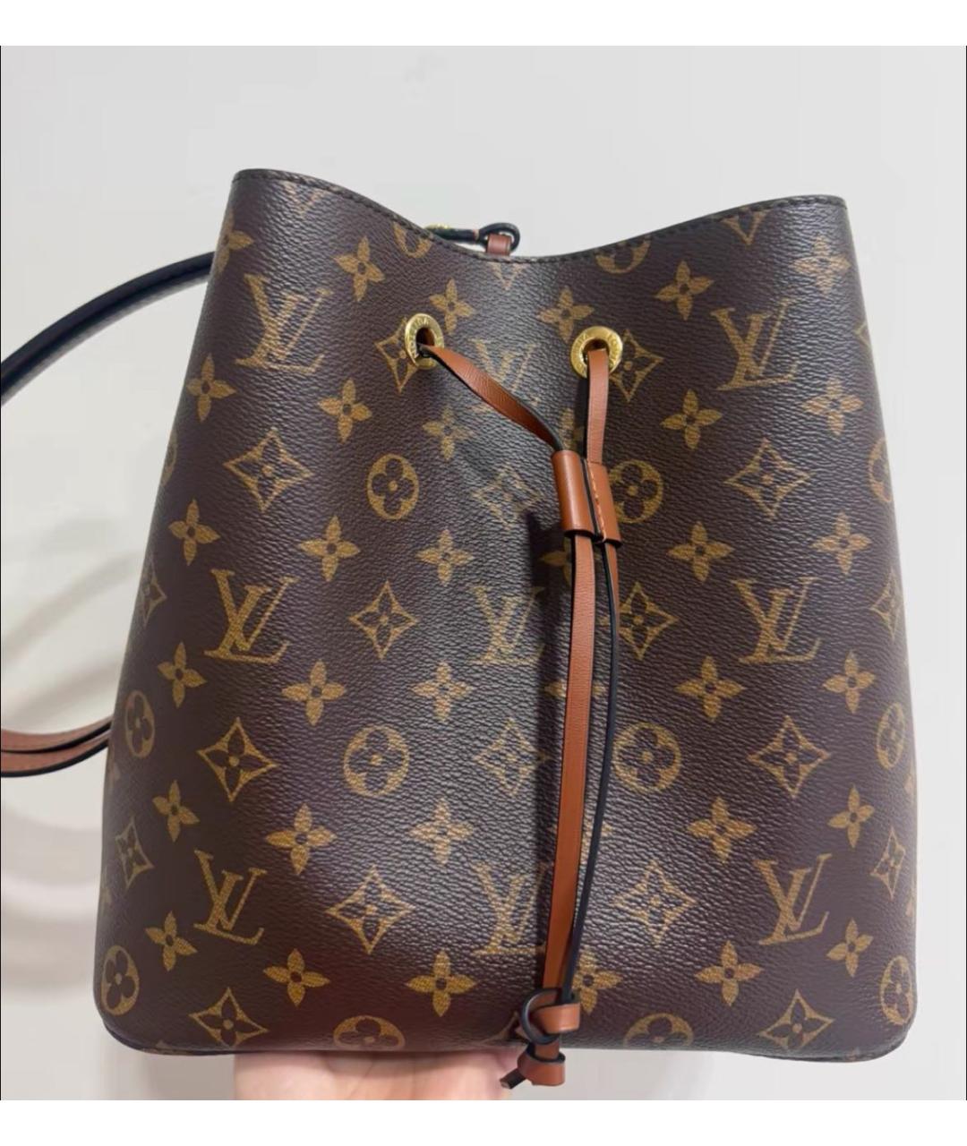 LOUIS VUITTON Коричневая сумка тоут, фото 4
