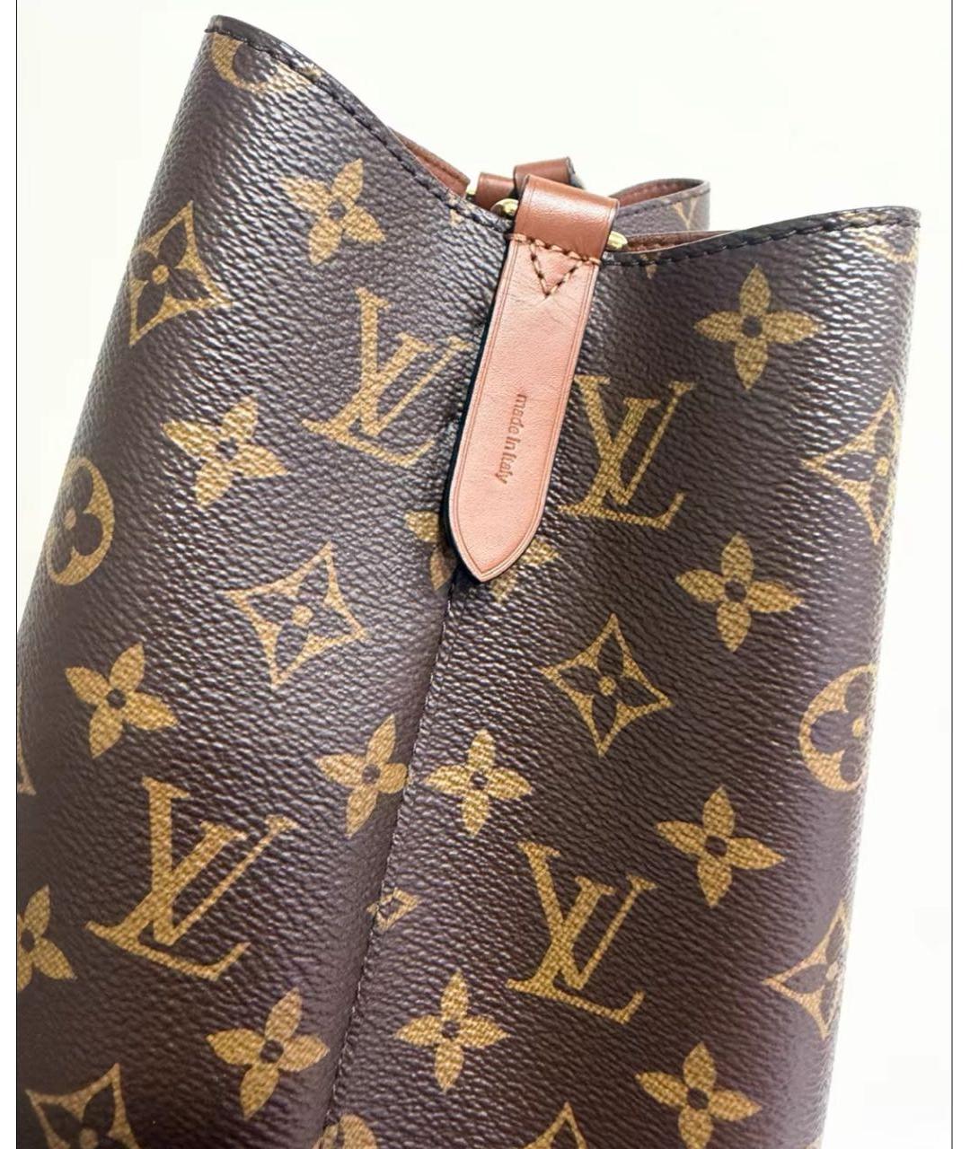 LOUIS VUITTON Коричневая сумка тоут, фото 3