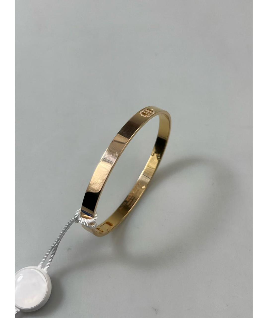 HERMES Золотой браслет из розового золота, фото 3