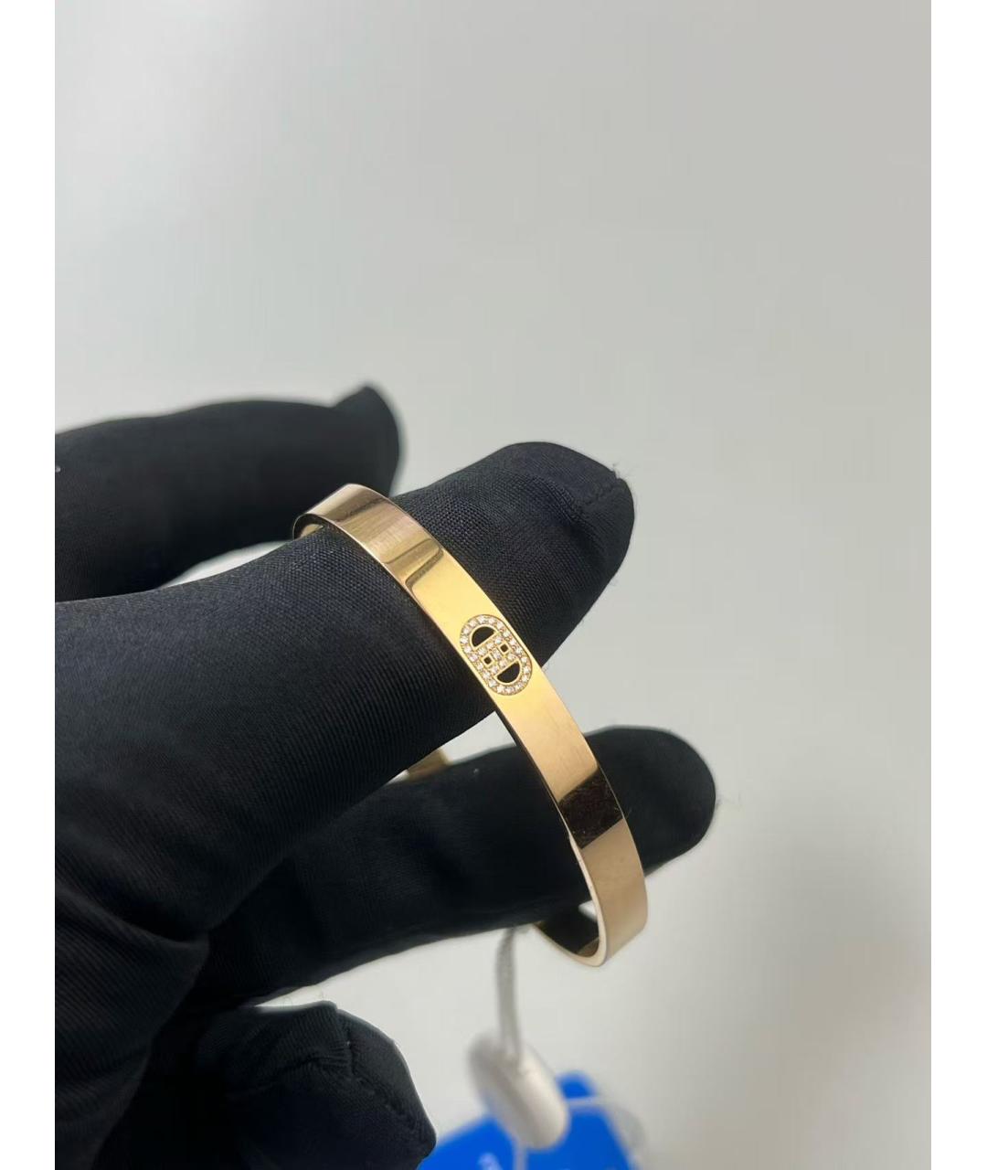 HERMES Золотой браслет из розового золота, фото 5